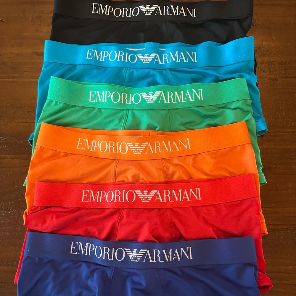 Emporio Armani Silky Boxer Brief Underwear Bundle (6)